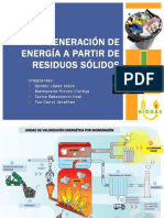 Generación de Energía A Partir de Residuos Sólidos