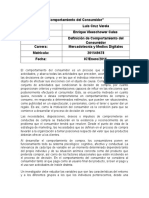 Comportamiento Del Consumidor (Tarea 1)