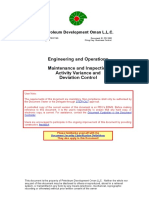 PR-1005 - Maintenance and Inspection Activity Variance Control Procedure