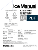 Kx-Tcd205ru Kx-Tcd207ru Kx-Tca120ru