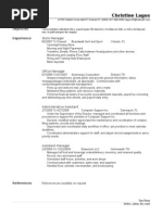 Resume of Lagos63