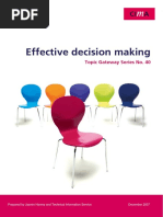 40 Effective Decision Making