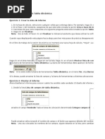 Crear Un Informe de Tabla Dinámica