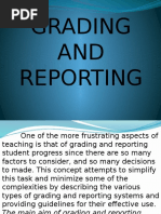 Grading and Reporting