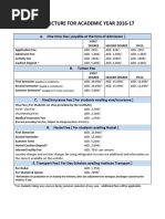 Fee Structure