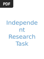 Independent Research