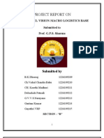 Logistics of Indian Steel Industry