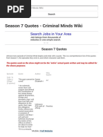 Season 7 Quotes - Criminal Minds Wiki