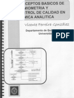 Conceptos Basicos de Quimiometria y Control de Calidad en Quimica Analitica