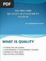 Iso 9000 (QMS)