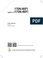 MB Manual Ga-Z170n (h170n) - Wifi e