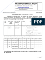 ICAR Central Tobacco Research Institute: Dr.N.C.Gopalachari Road, Bhaskar Nagar, Sriram Nagar Post