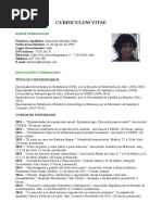 Curriculum Vitae Tindouf