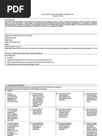 Revised Assessment Tool SBM