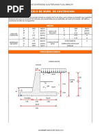 Calculo Estructural de Muro de Contencion