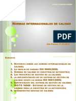 Normas Internacionale de Calidad - JBC