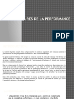 Les Mesures de La Performance 