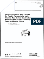 Geogrid Reinforced Base Courses For Flexible Pavements For Light Aircraft
