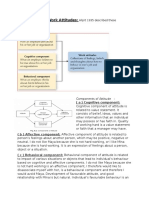 Components of Work Attitudes