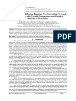 Solution of MHD Effect On Transient Free Convection Flow Past A Vertical Plate With Variable Temperature and Chemical Reaction of First Order.