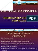 iMOBILIZAREA COLOANEI CERVICALE