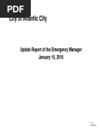 Atlantic City Emergency Manager Report