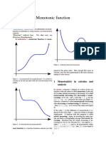 Monotonic Function PDF