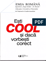 Esti COOL Si Daca Vorbesti Corect - Academia Romana PDF