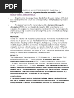 Is β endorphin related to migraine headache and its relief?: Misra UK Kalita J Tripathi GM Bhoi SK