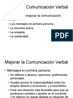 Técnicas de Comunicación Verbal