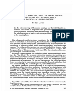 Democracy, Markets, and The Legal Order: Notes On The Nature of Politics in A Radically Liberal Society