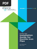 Ductile Iron Pipe Installation Guide 05 2015