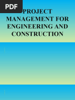 Project Management For Engineering and Construction