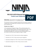 AICPA Released Questions REG 2015 Moderate