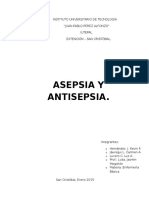 Asepsia y Antisepsia