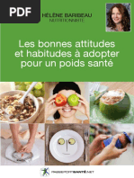 Les Bonnes Attitudes Et Habitudes À Adopter Pour Un Poids Santé