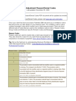 Claim Adjustment Reason/Denial Codes: Disclaimer