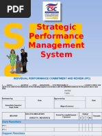 Strategic Performance Management System: SPM S