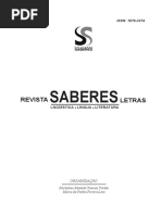 Revista Saberes Letras 1 Edicao On Line PDF