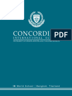 Concordian International School Brochure 2013