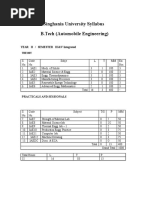 B.tech Automobile (III VIII Sem) W.e.f2012 13