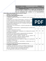 Responsabilidades Del Personal Del Centro de Salud o Centro de Atención Permantente (Cap)