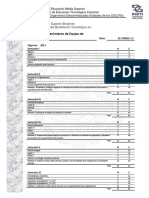 PLAN Soporte y Mantenimiento de Equipo de Cómputo 351700001 13