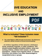 3 Inclusive Education