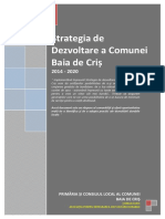 Strategia de Dezvoltare A Comunei Baia de Cris 2014 2020