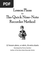 Quick 9N Lesson Plans