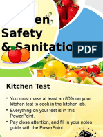 Kitchen Safety and Sanitation - 2015