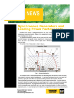 Synchronous Generators and Leading Power Factors