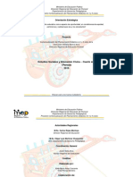 Planeamiento de Estudios Sociales y Educación Cívica Cuarto Año 1-2015