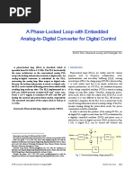 A Phase-Locked Loop With Embedded Analog-to-Digital Converter For Digital Control